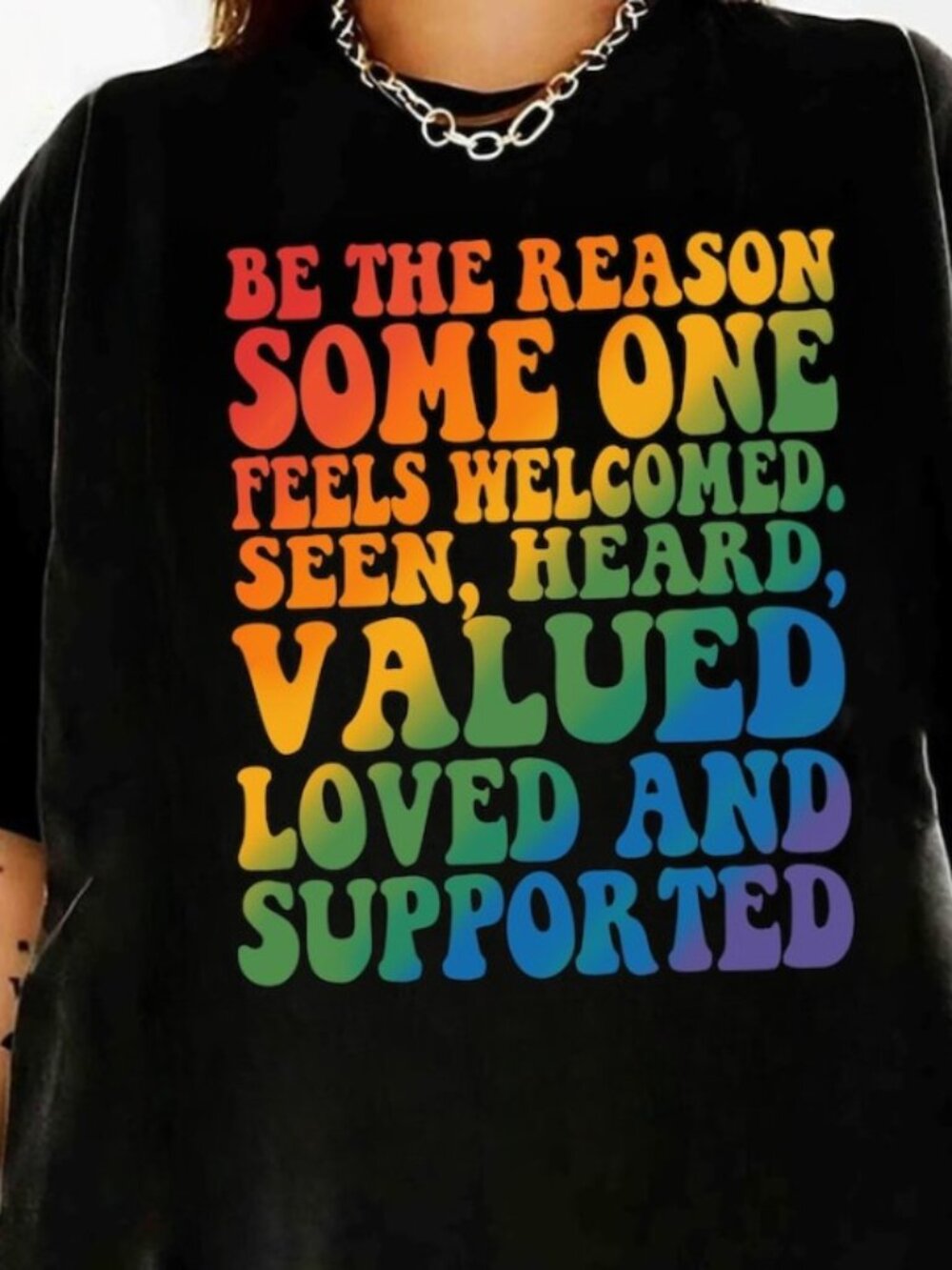 Loved and Supported LGBTQ Shirt, Pride Month T-Shirt, Gay Pride Tee
